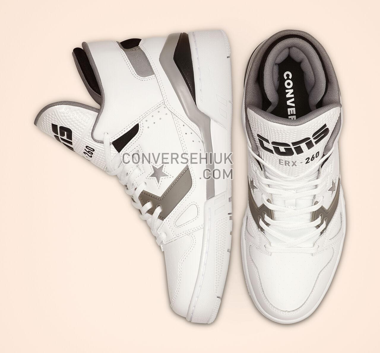 Converse ERX 260 Mid White/Mouse/Black 165329C Shoes