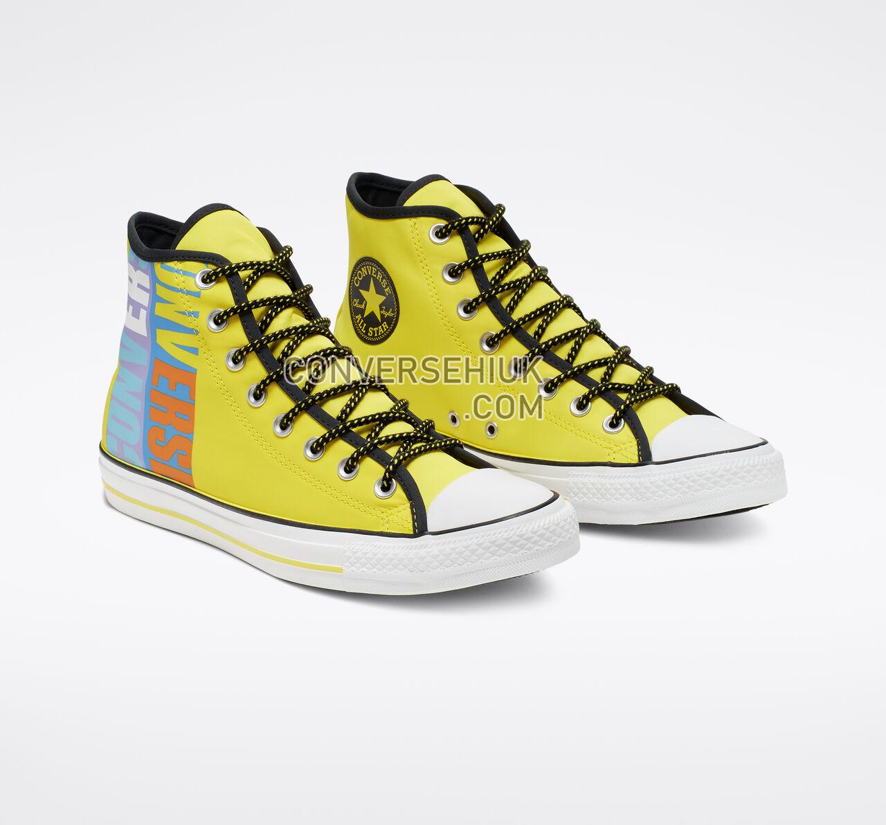 Converse Chuck Taylor All Star Get Tubed High Top Fresh Yellow/Black/White 164092F Shoes