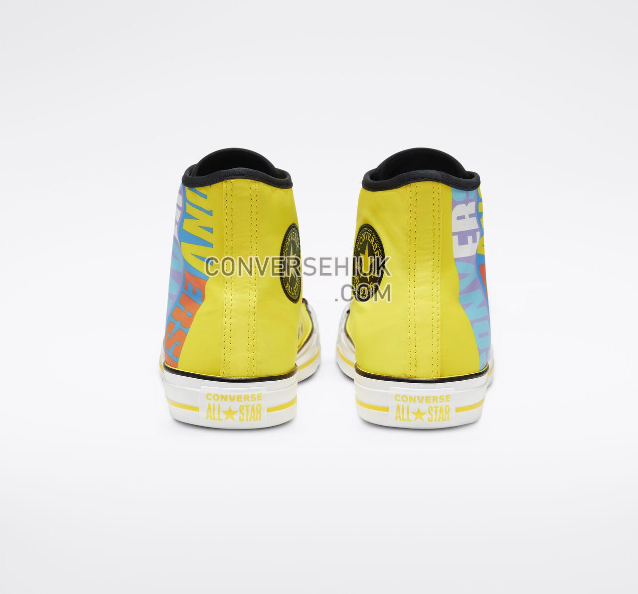 Converse Chuck Taylor All Star Get Tubed High Top Fresh Yellow/Black/White 164092F Shoes