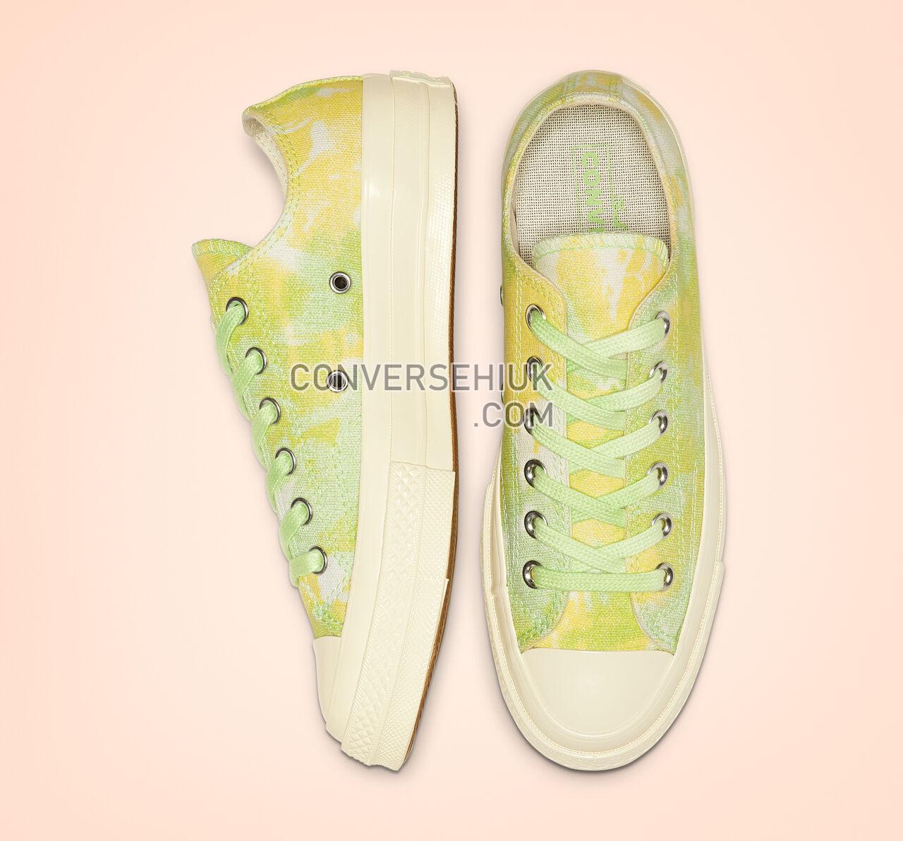 Converse Chuck 70 Beach Dye Low Top Light Aphid Green/Fresh Yellow 564298C Shoes