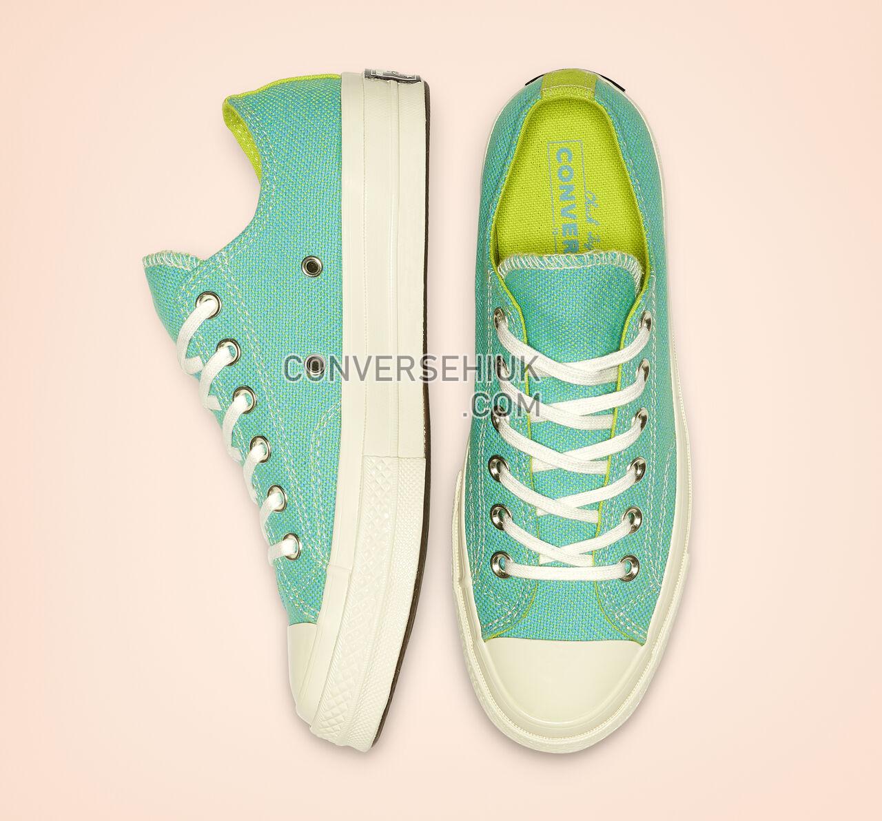 Converse Chuck 70 Carnival Lights Low Top Gnarly Blue/Bold Lime/Egret 564132C Shoes