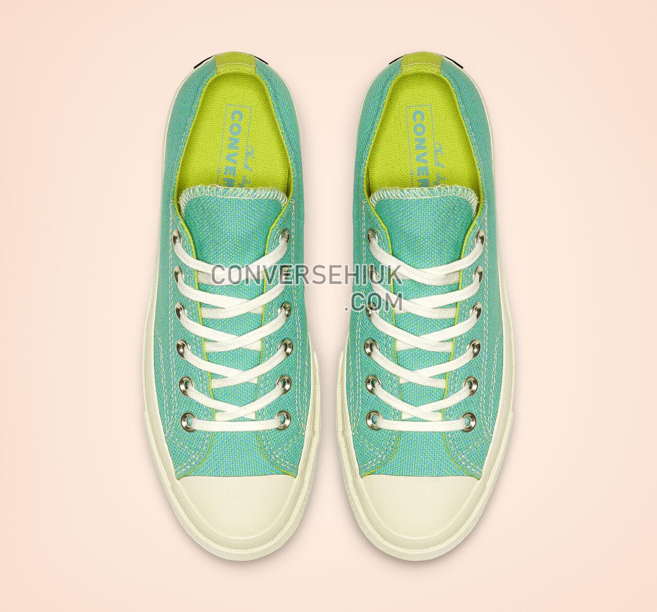 Converse Chuck 70 Carnival Lights Low Top Gnarly Blue/Bold Lime/Egret 564132C Shoes