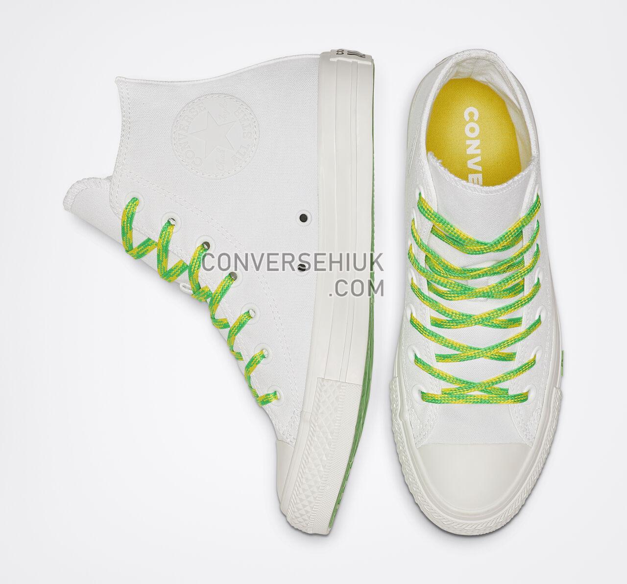 Converse Chuck Taylor All Star Glow Up High Top White/Acid Green/Fresh Yellow 564123C Shoes