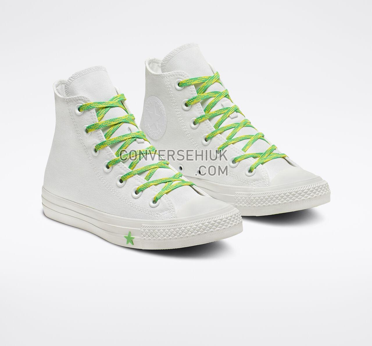 Converse Chuck Taylor All Star Glow Up High Top White/Acid Green/Fresh Yellow 564123C Shoes