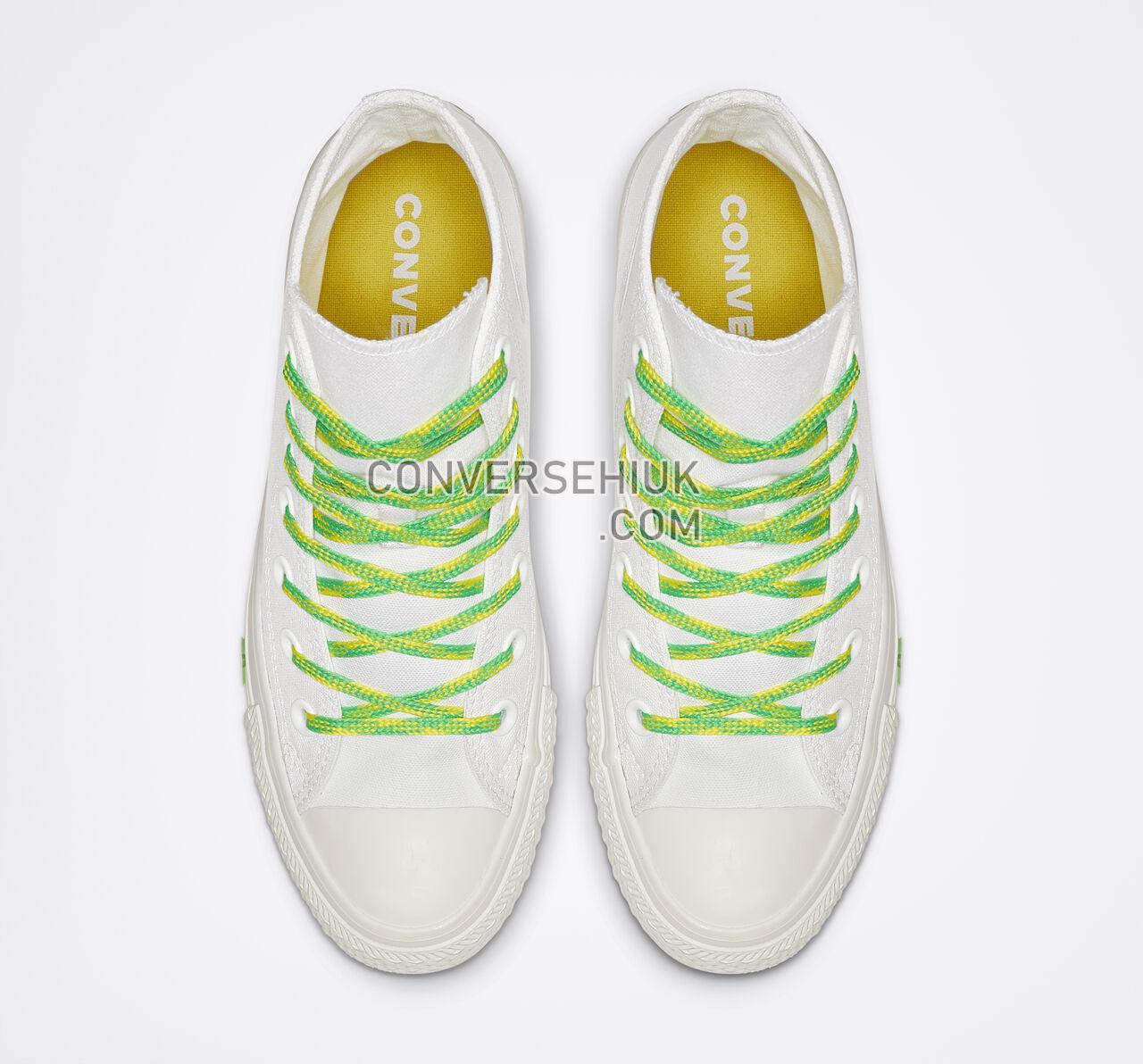 Converse Chuck Taylor All Star Glow Up High Top White/Acid Green/Fresh Yellow 564123C Shoes