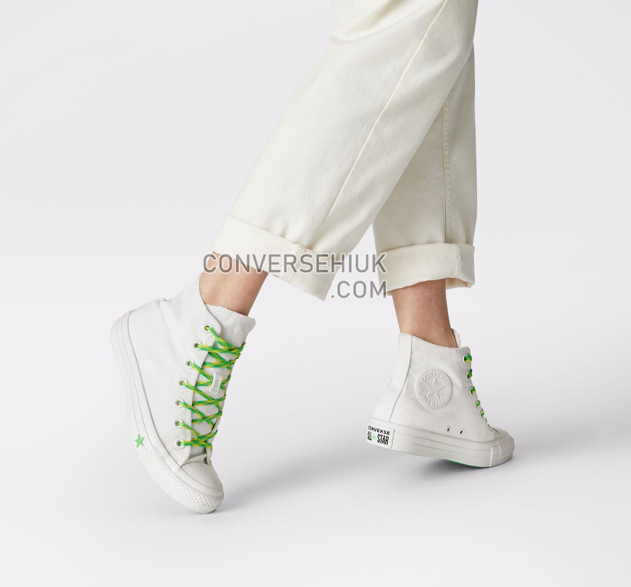 Converse Chuck Taylor All Star Glow Up High Top White/Acid Green/Fresh Yellow 564123C Shoes