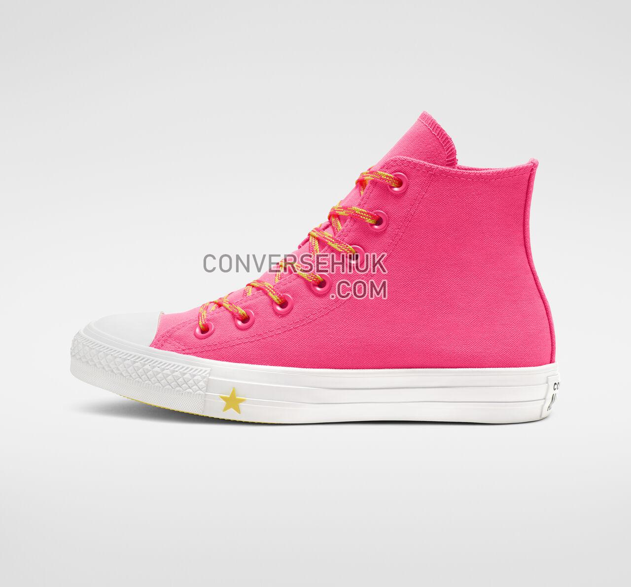 Converse Chuck Taylor All Star Glow Up High Top Racer Pink/Fresh Yellow/White 564122C Shoes