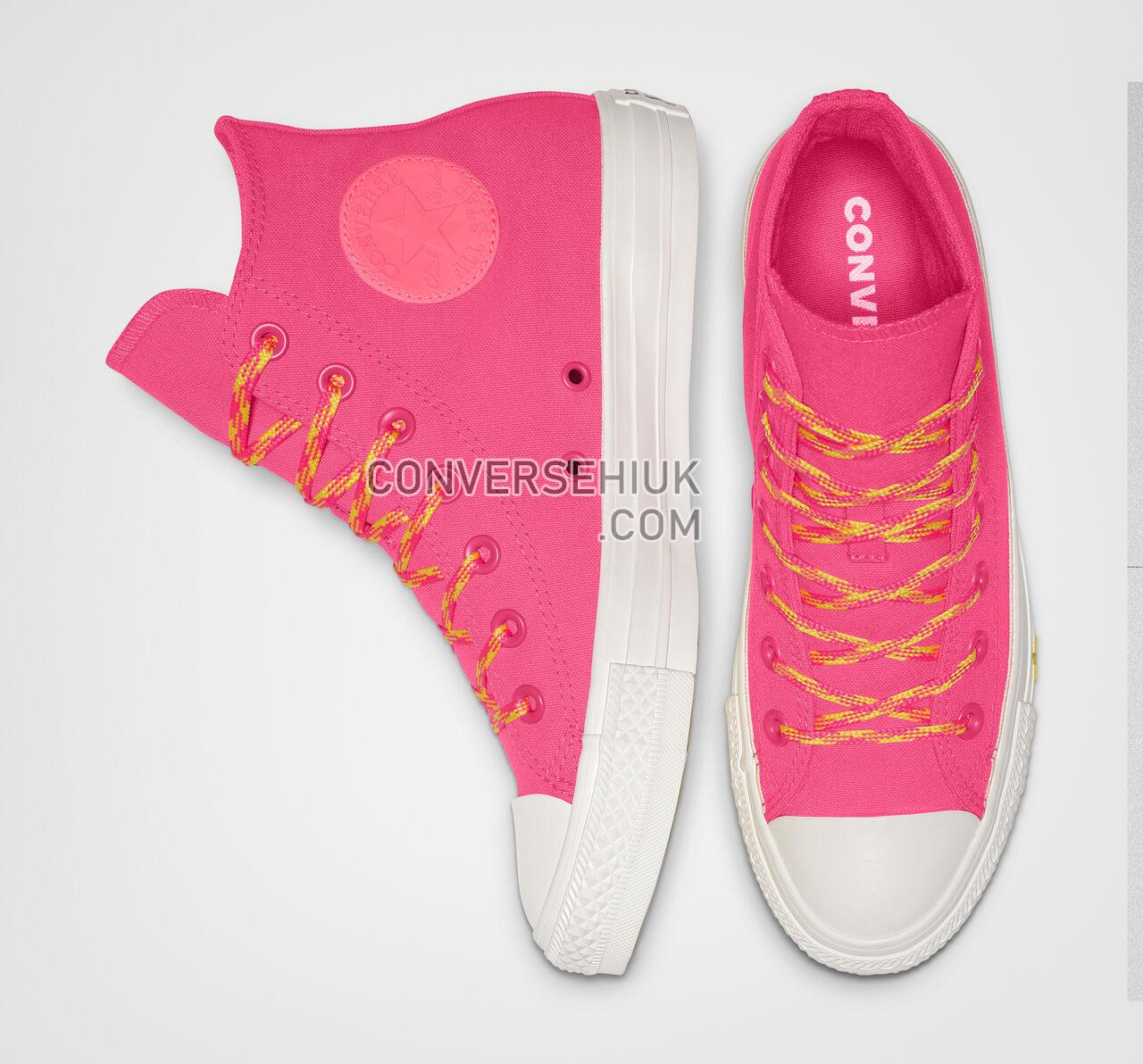 Converse Chuck Taylor All Star Glow Up High Top Racer Pink/Fresh Yellow/White 564122C Shoes