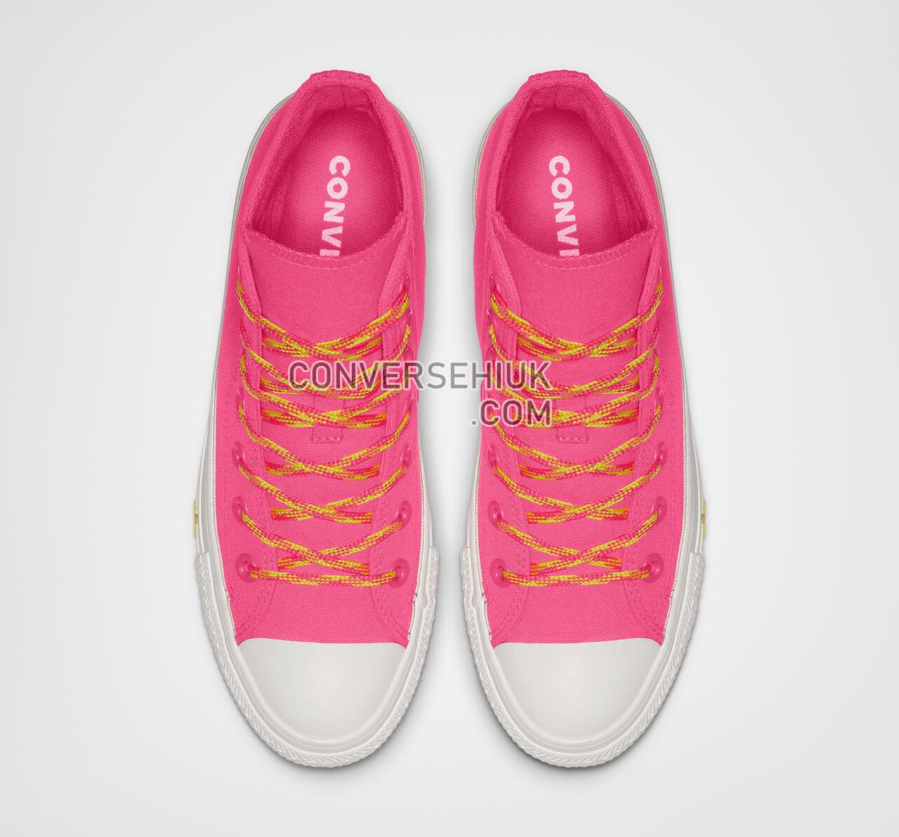 Converse Chuck Taylor All Star Glow Up High Top Racer Pink/Fresh Yellow/White 564122C Shoes