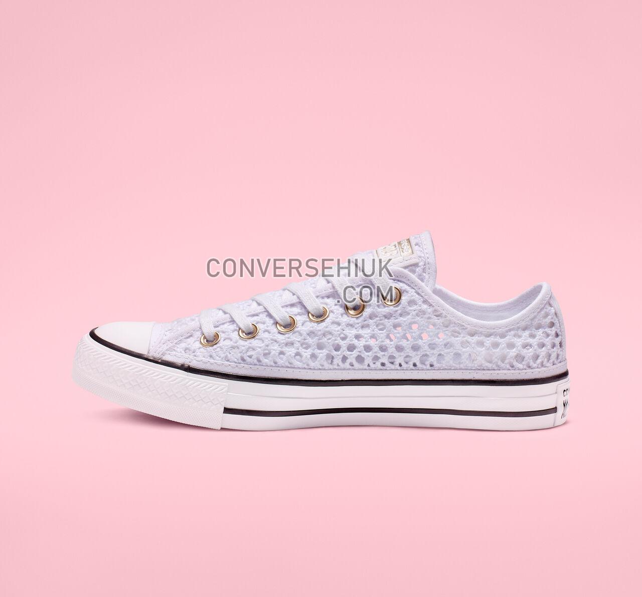 Converse Chuck Taylor All Star Crochet Low Top White/Black/White 565495C Shoes