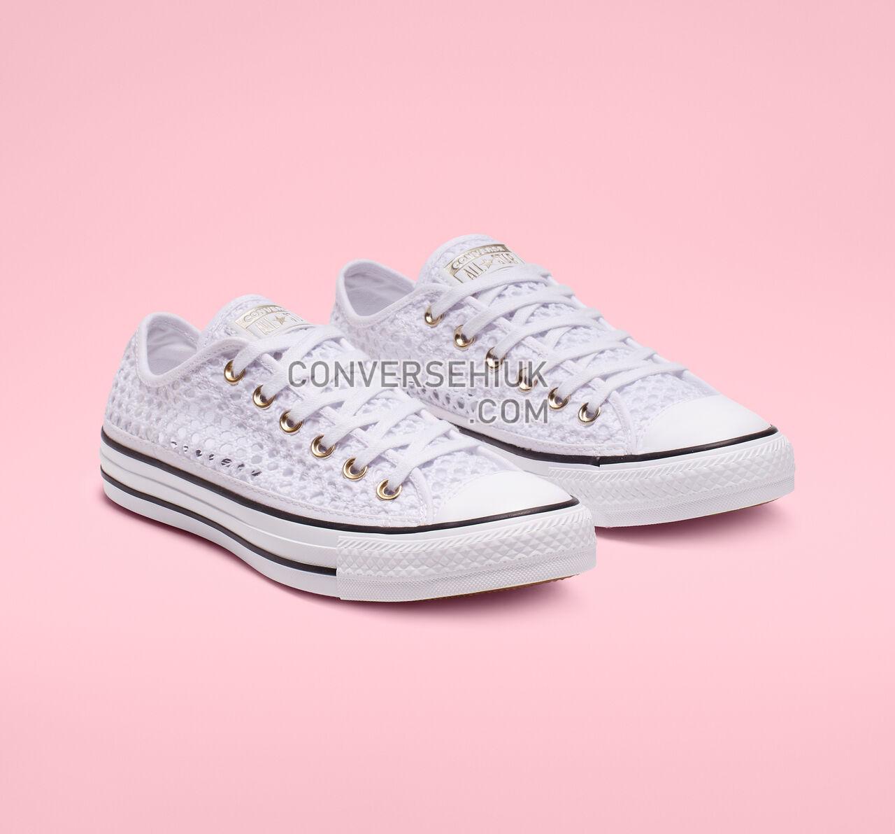 Converse Chuck Taylor All Star Crochet Low Top White/Black/White 565495C Shoes