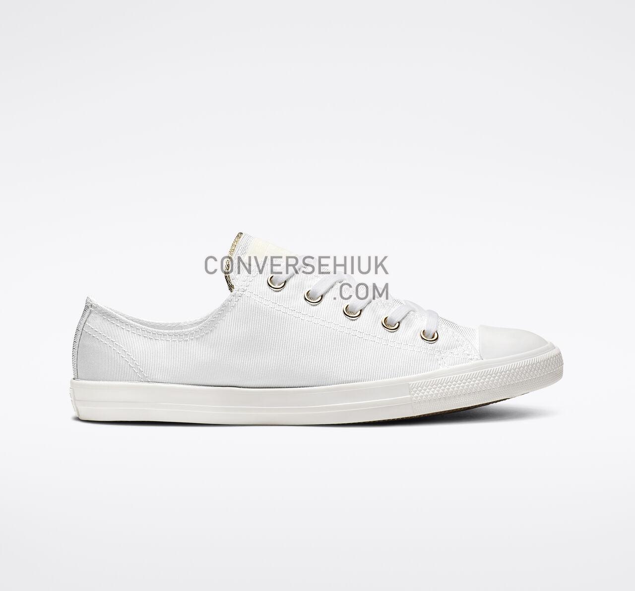 Converse Chuck Taylor All Star Dainty Low Top White/Egret/Light Gold 564309F Shoes