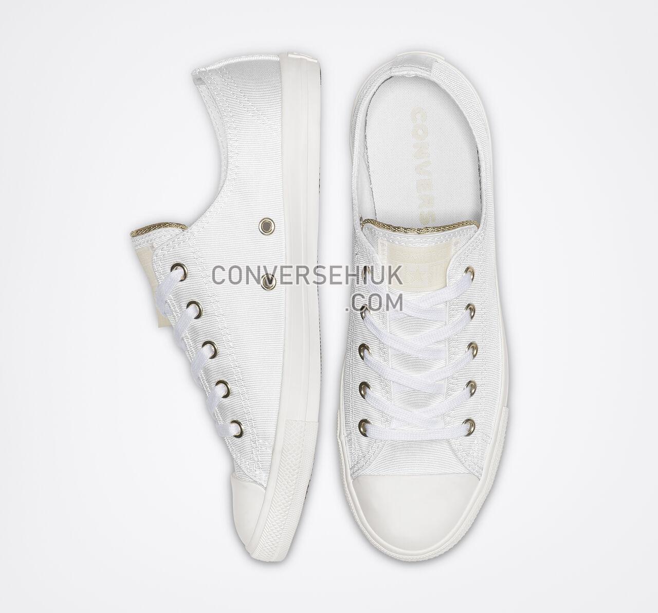 Converse Chuck Taylor All Star Dainty Low Top White/Egret/Light Gold 564309F Shoes