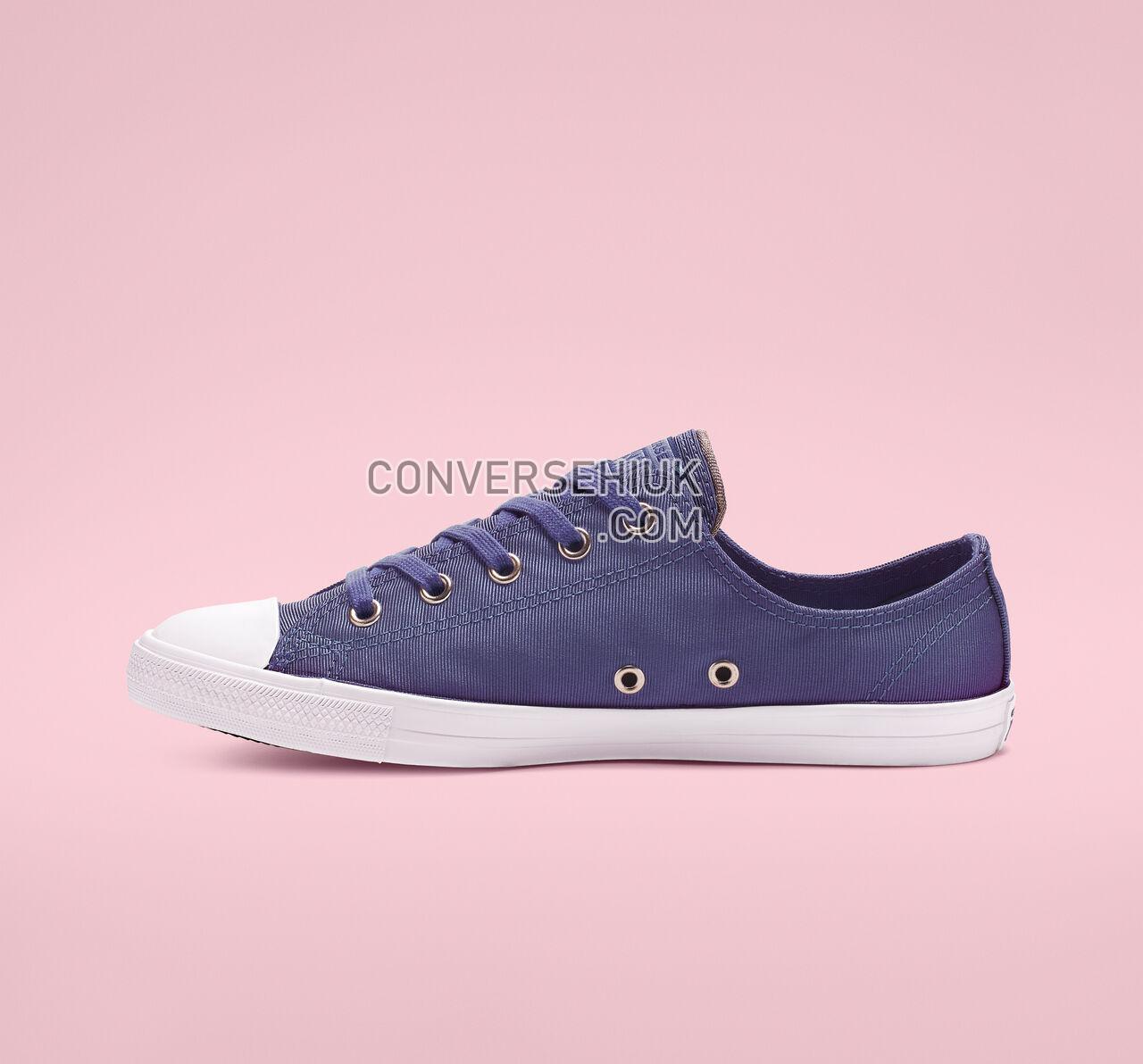 Converse Chuck Taylor All Star Dainty Low Top Washed Indigo/Indigo Fog 564308F Shoes