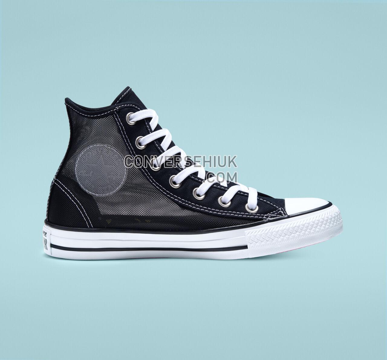 Converse Chuck Taylor All Star See Thru High Top Black/White/Black 564626C Shoes