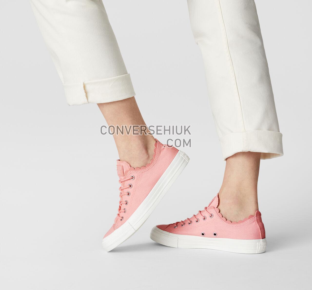 Converse Chuck Taylor All Star Frilly Thrills Low Top Bleached Coral/Bleached Coral 564110C Shoes