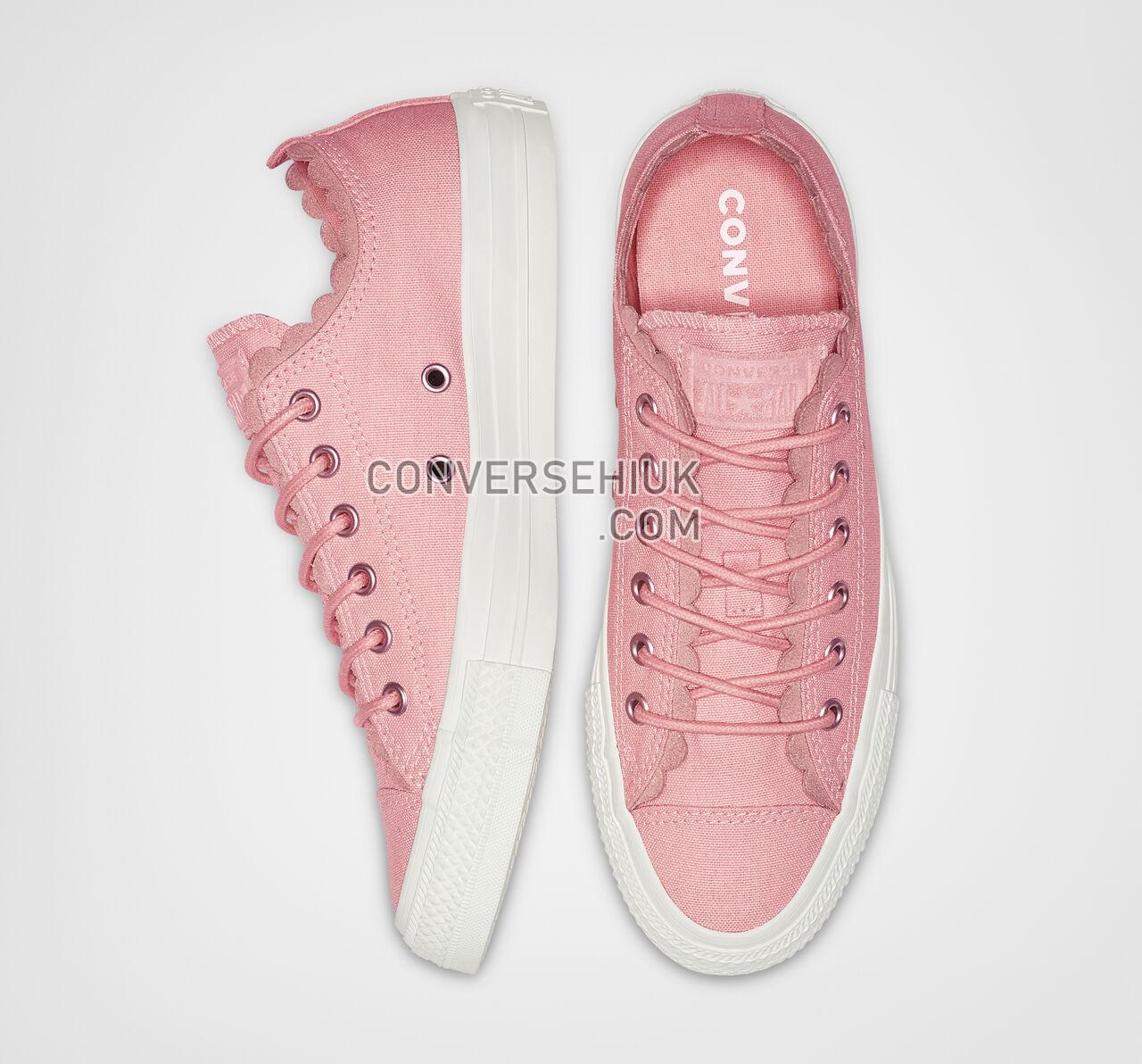 Converse Chuck Taylor All Star Frilly Thrills Low Top Bleached Coral/Bleached Coral 564110C Shoes