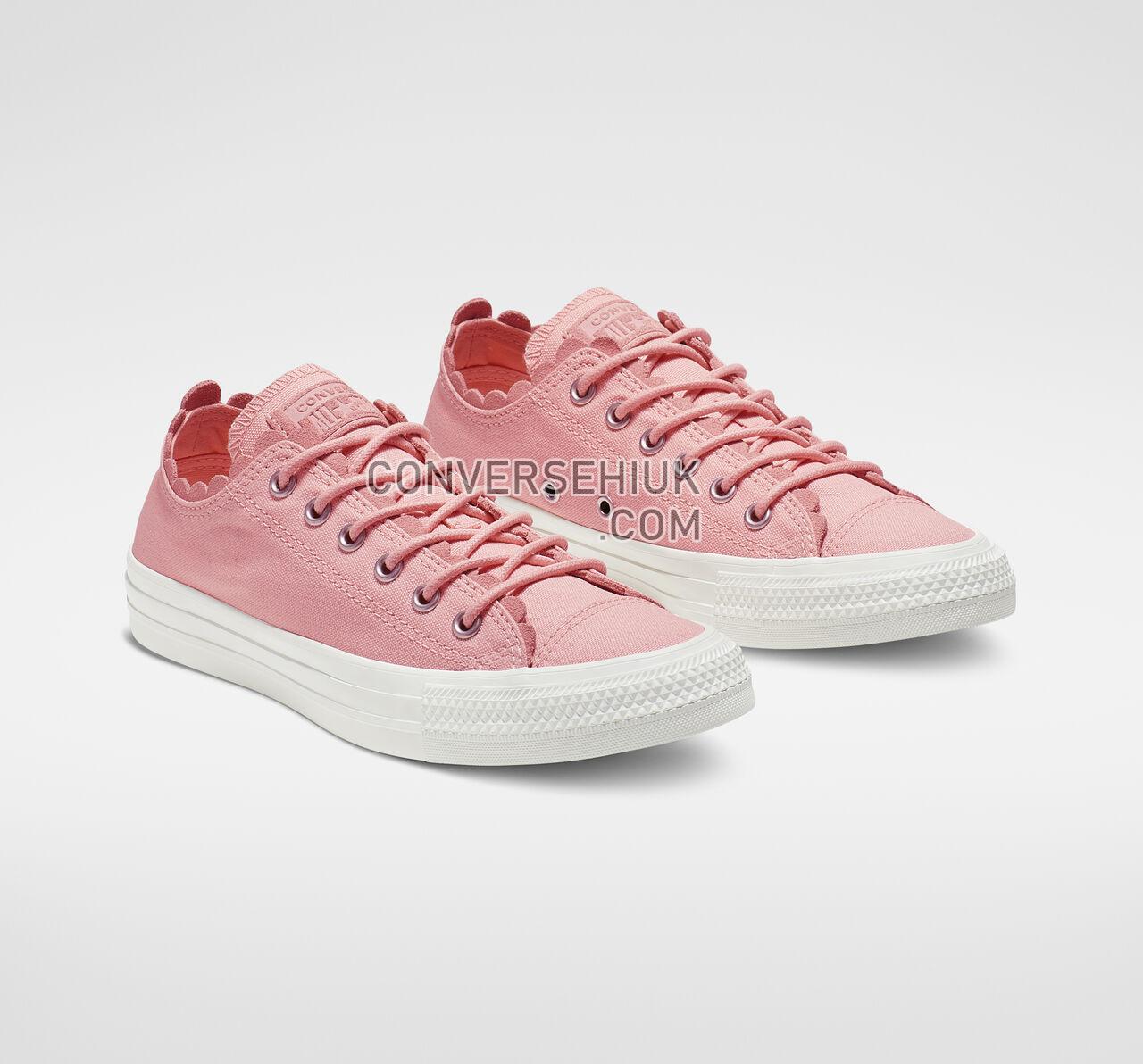 Converse Chuck Taylor All Star Frilly Thrills Low Top Bleached Coral/Bleached Coral 564110C Shoes