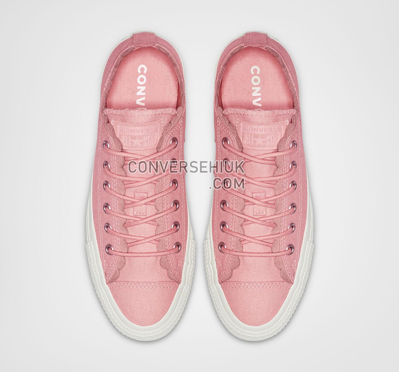 Converse Chuck Taylor All Star Frilly Thrills Low Top Bleached Coral/Bleached Coral 564110C Shoes