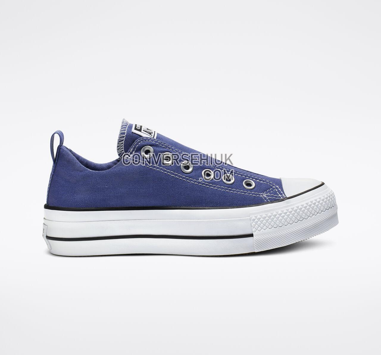 Converse Chuck Taylor All Star Cali Mood Lift Low Top Washed Indigo/Black/White 564339F Shoes