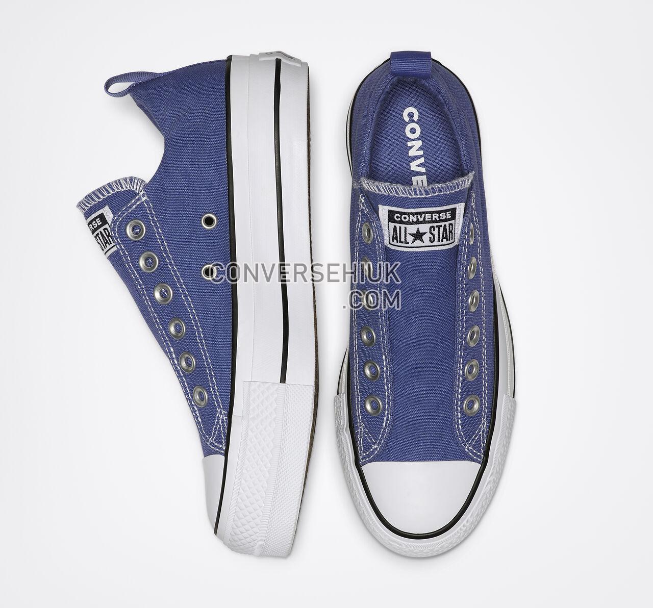 Converse Chuck Taylor All Star Cali Mood Lift Low Top Washed Indigo/Black/White 564339F Shoes