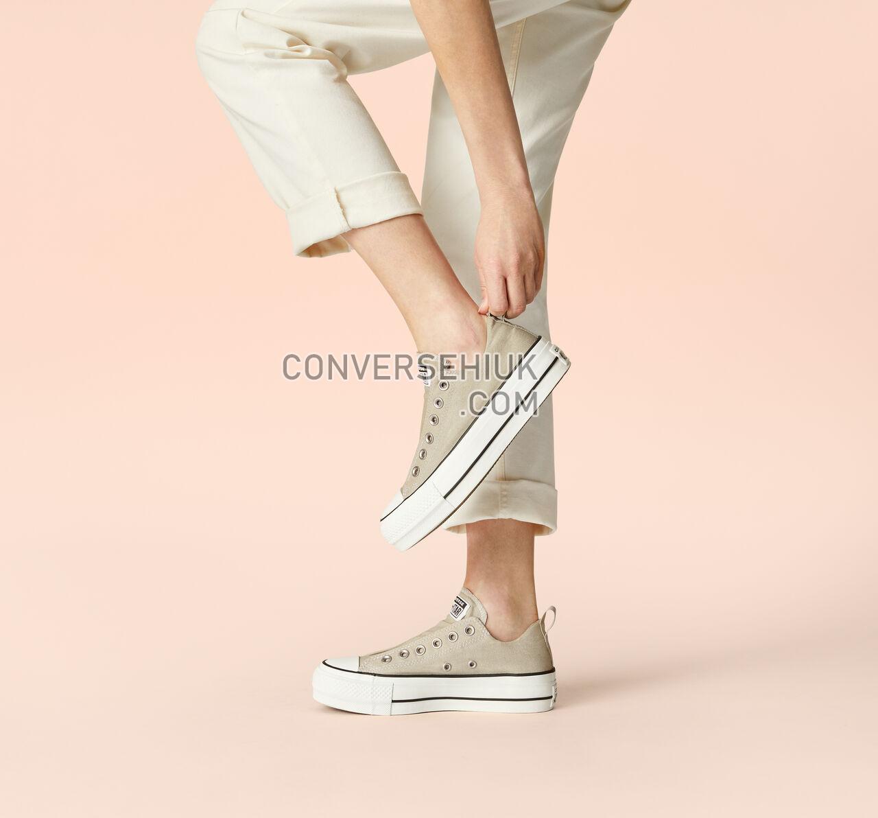 Converse Chuck Taylor All Star Cali Mood Platform Low Top Light Surplus/White/Black 564340C Shoes