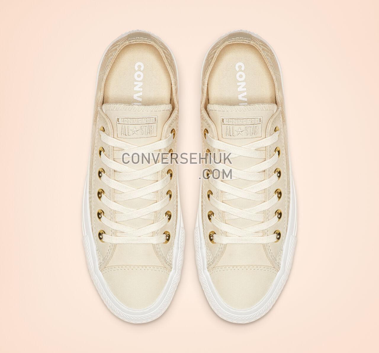 Converse Chuck Taylor All Star Summer Palms Low Top Natural Ivory/Antique Brass 564113F Shoes