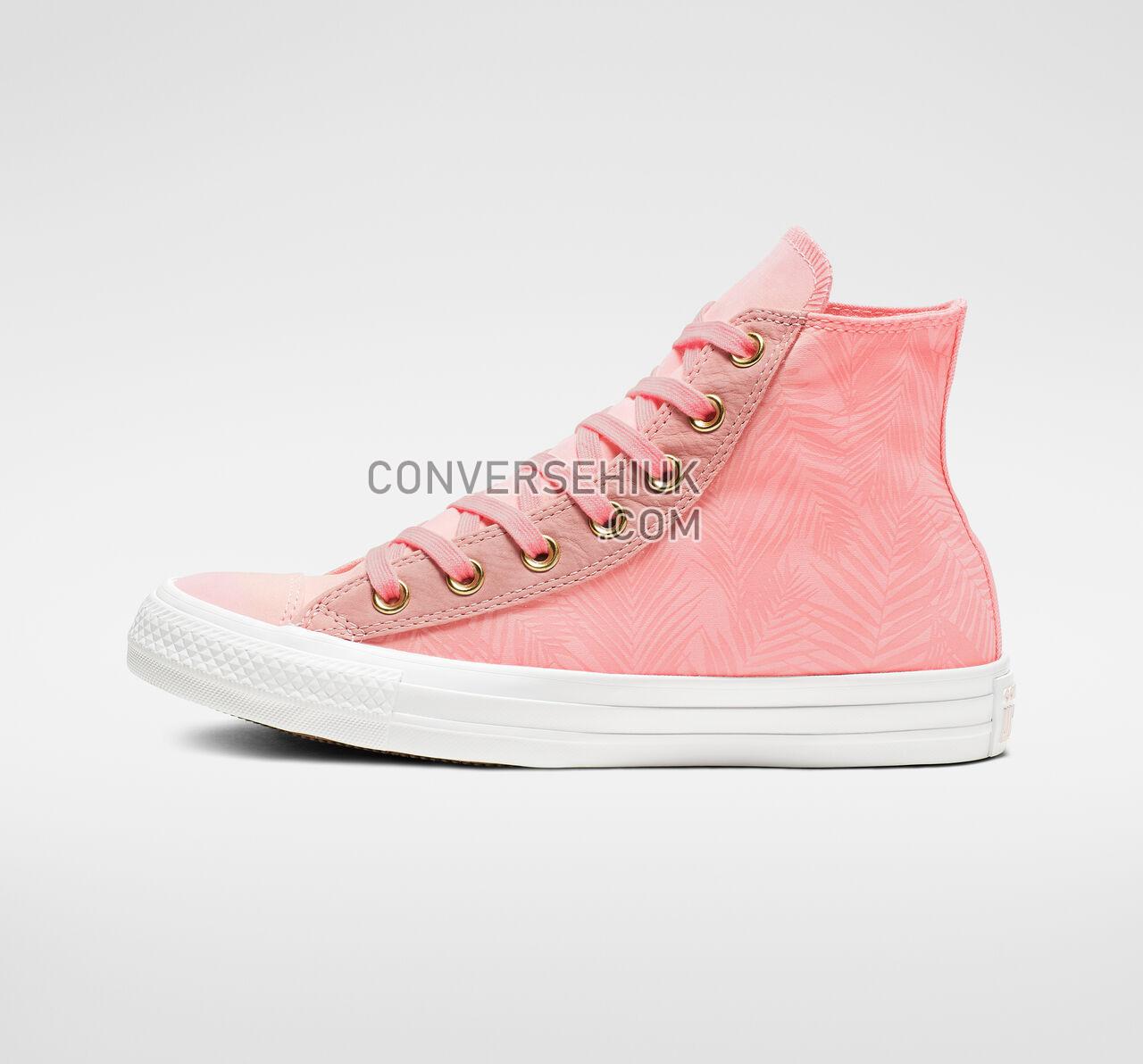 Converse Chuck Taylor All Star Summer Palms High Top Bleached Coral/Antique Brass 564120F Shoes