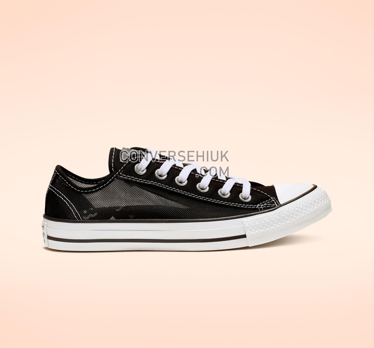 Converse Chuck Taylor All Star See Thru Low Top Black/White/Black 564627C Shoes