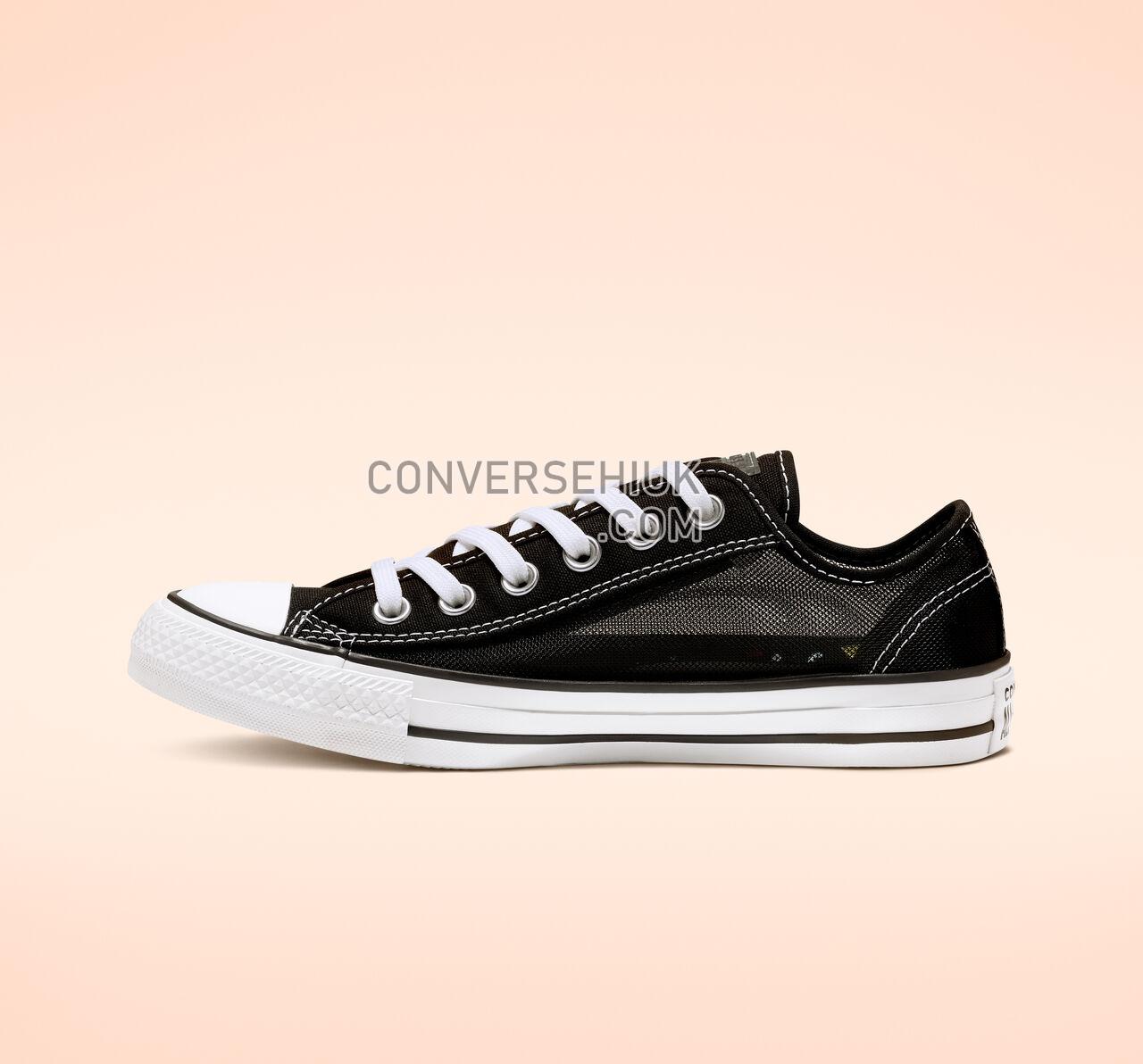 Converse Chuck Taylor All Star See Thru Low Top Black/White/Black 564627C Shoes