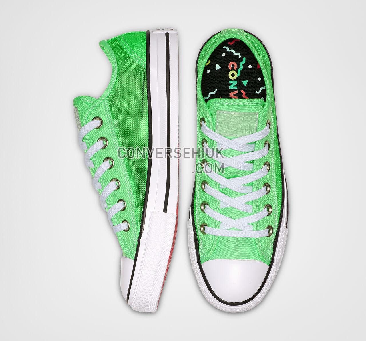 Converse Chuck Taylor All Star See Thru Low Top Illusion Green/White/Black 564628C Shoes