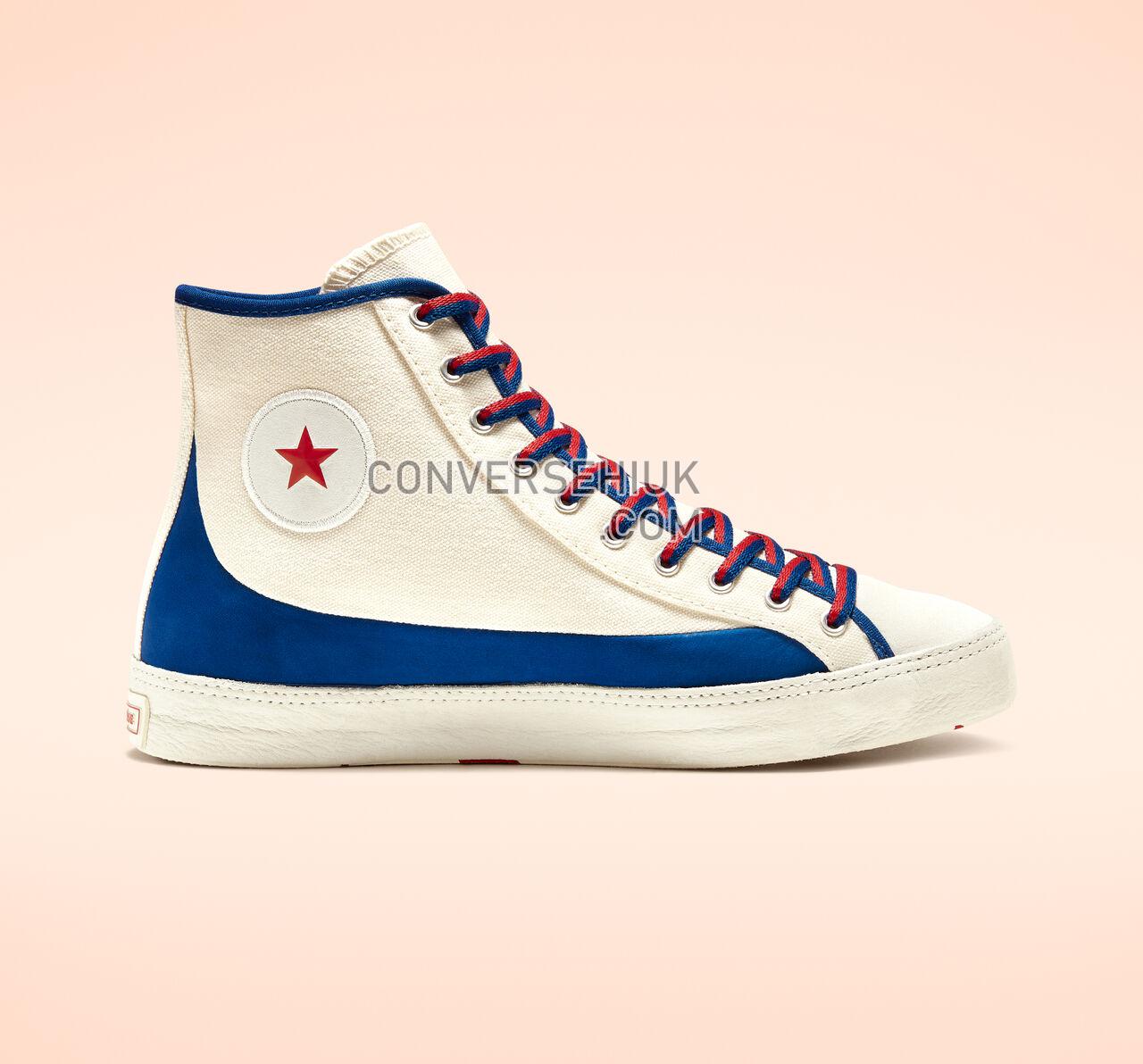 Converse Chuck Taylor All Star Sasha Star Glow High Top Egret/Blue/Enamel Red 564311C Shoes