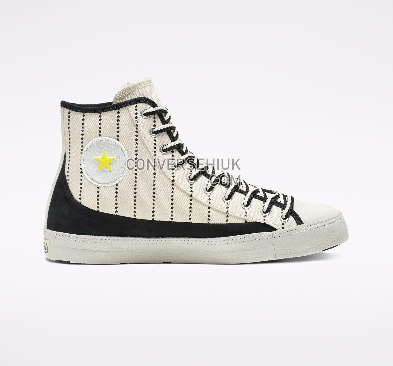 Converse Chuck Taylor All Star Sasha Star Glow High Top Egret/Black/Fresh Yellow 564471C Shoes