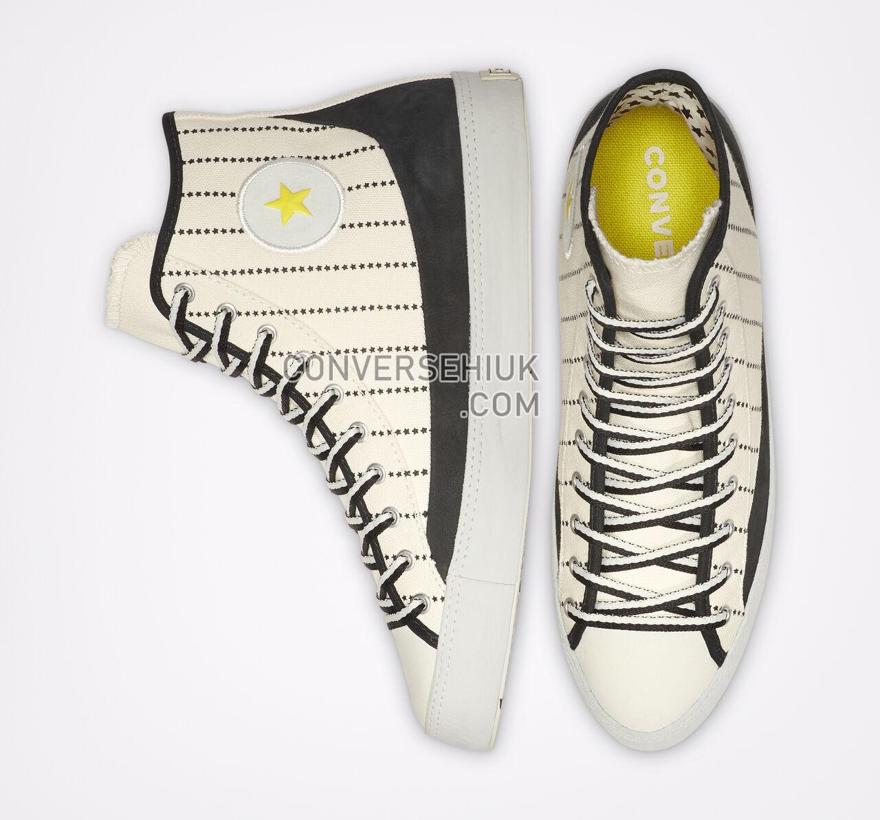 Converse Chuck Taylor All Star Sasha Star Glow High Top Egret/Black/Fresh Yellow 564471C Shoes