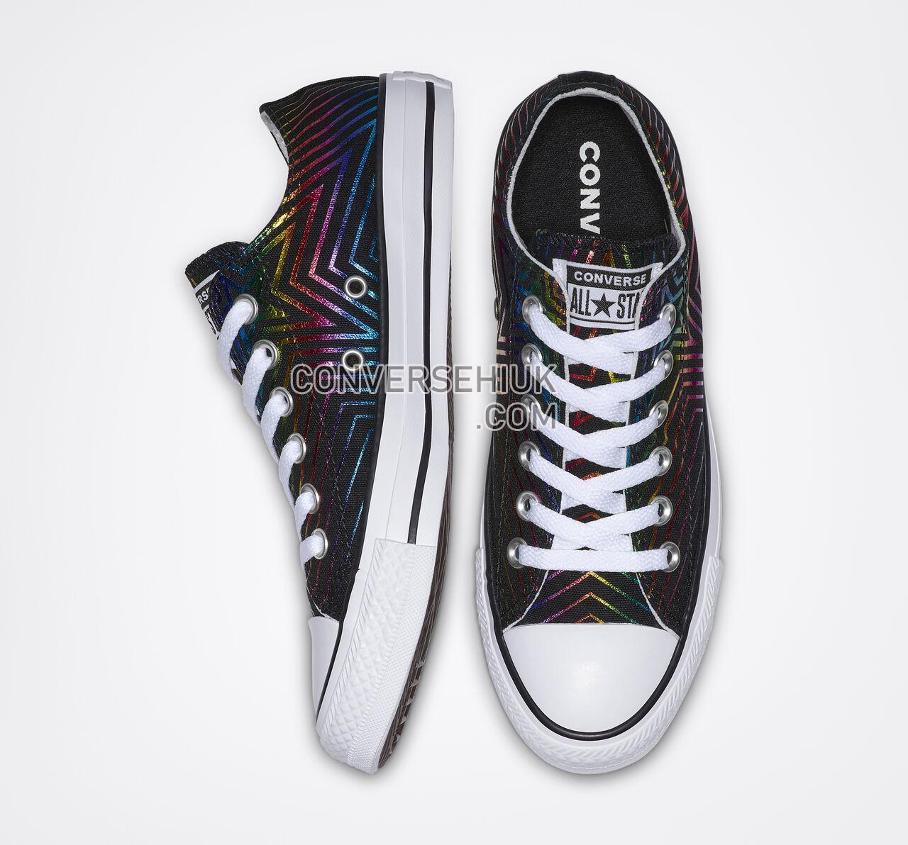 Converse Chuck Taylor All Star Exploding Star Low Top Black/White/Black 565439F Shoes