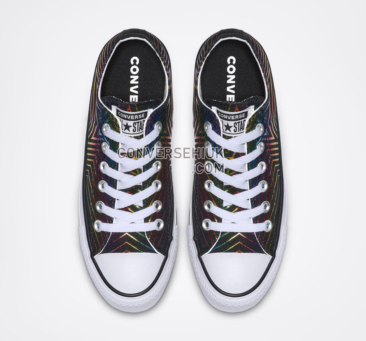 Converse Chuck Taylor All Star Exploding Star Low Top Black/White/Black 565439F Shoes