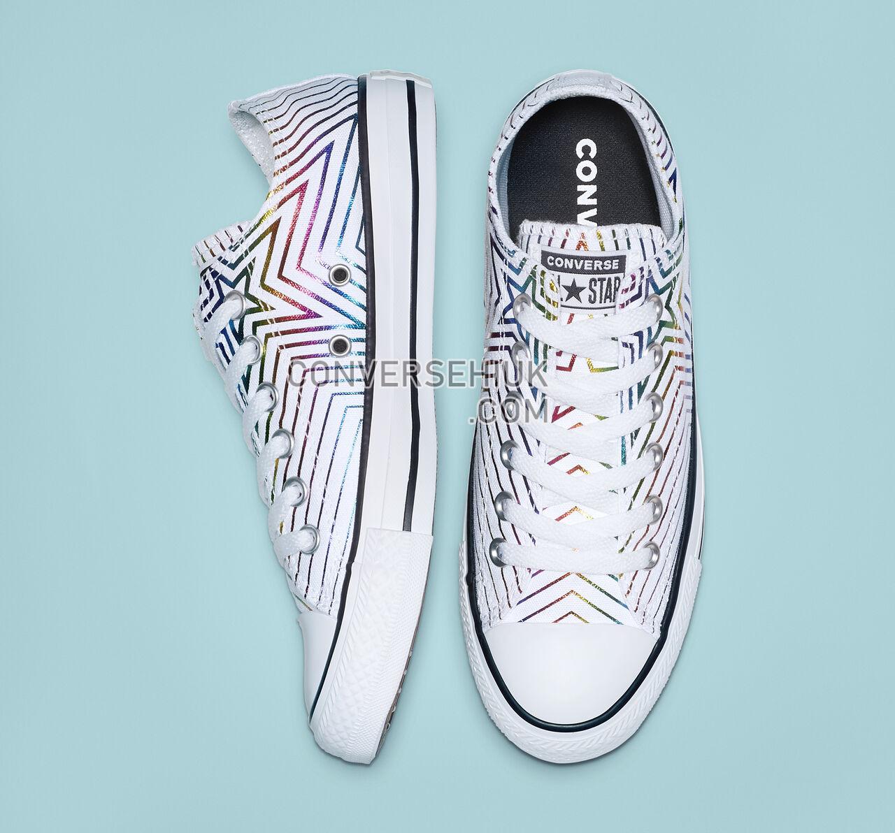 Converse Chuck Taylor All Star Exploding Star Low Top White/Black/White 565440F Shoes