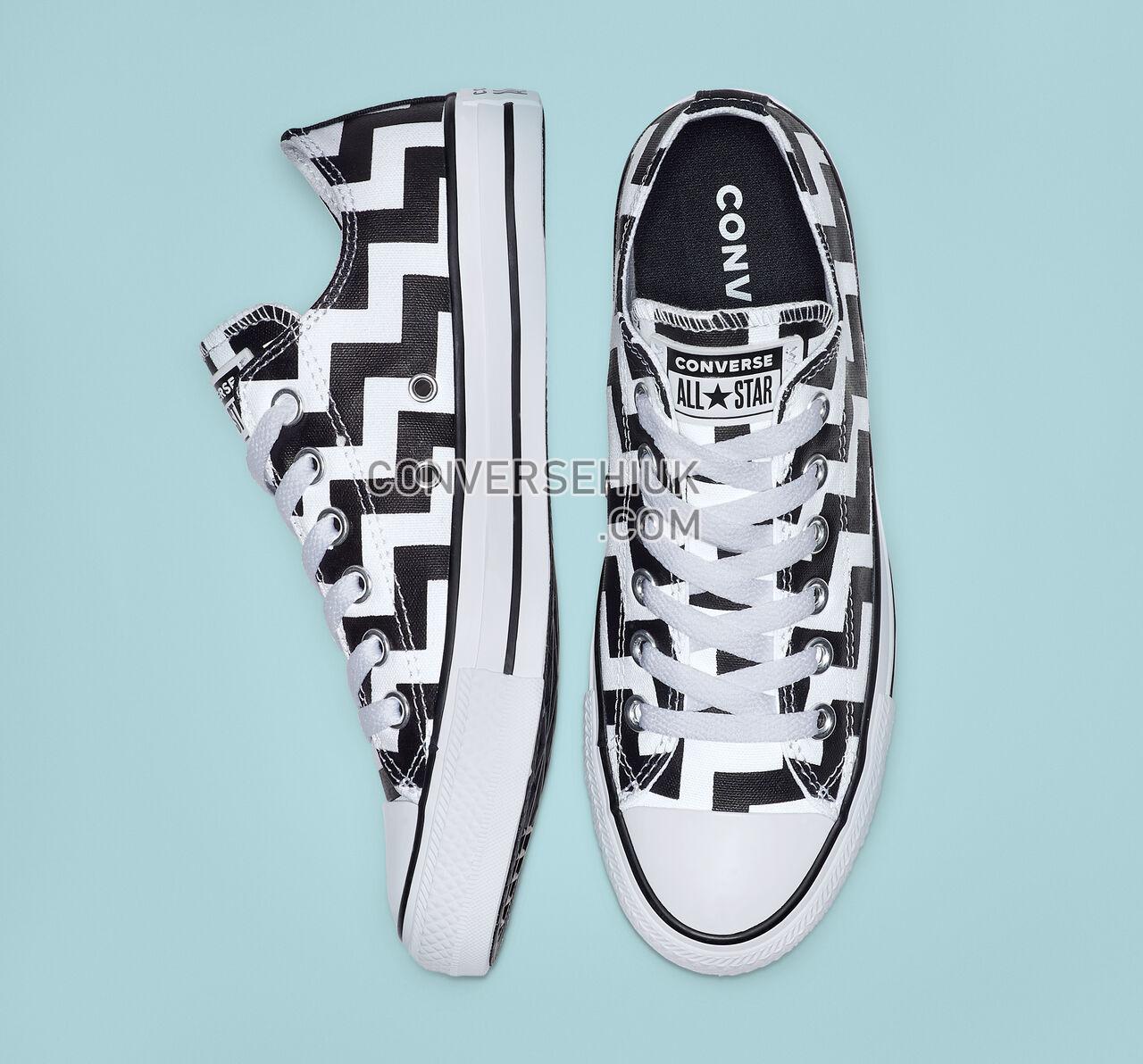 Converse Chuck Taylor All Star Glam Dunk Low Top White/Black/White 565438F Shoes