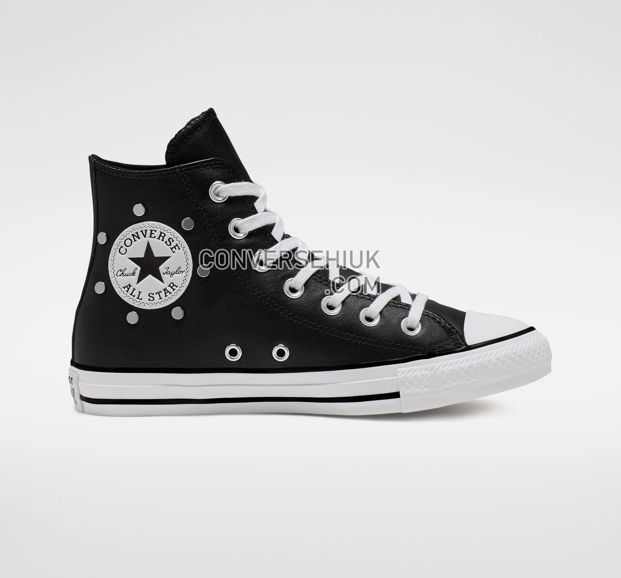 Converse Chuck Taylor All Star Studs High Top Black/White/Black 565849C Shoes