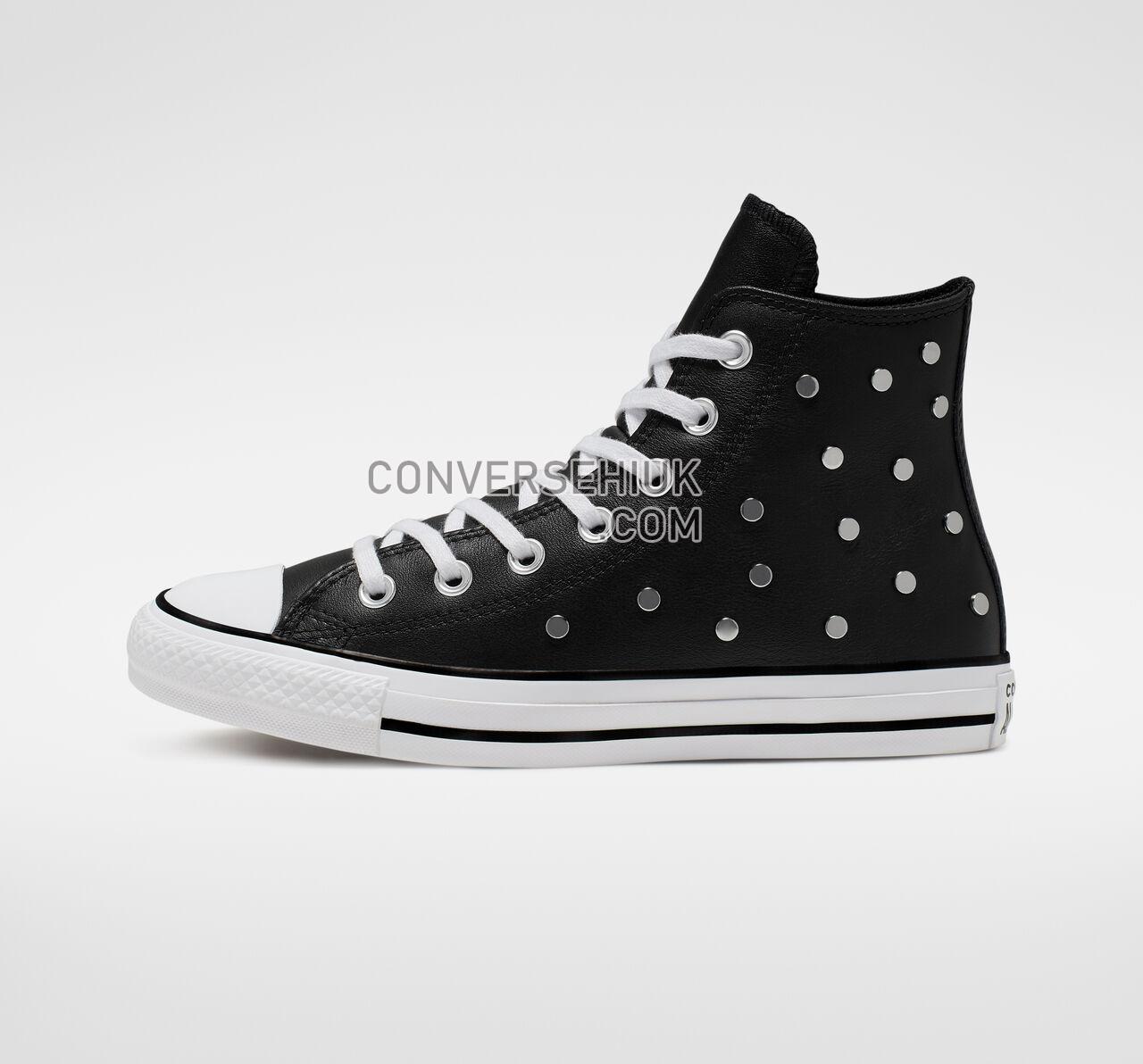 Converse Chuck Taylor All Star Studs High Top Black/White/Black 565849C Shoes