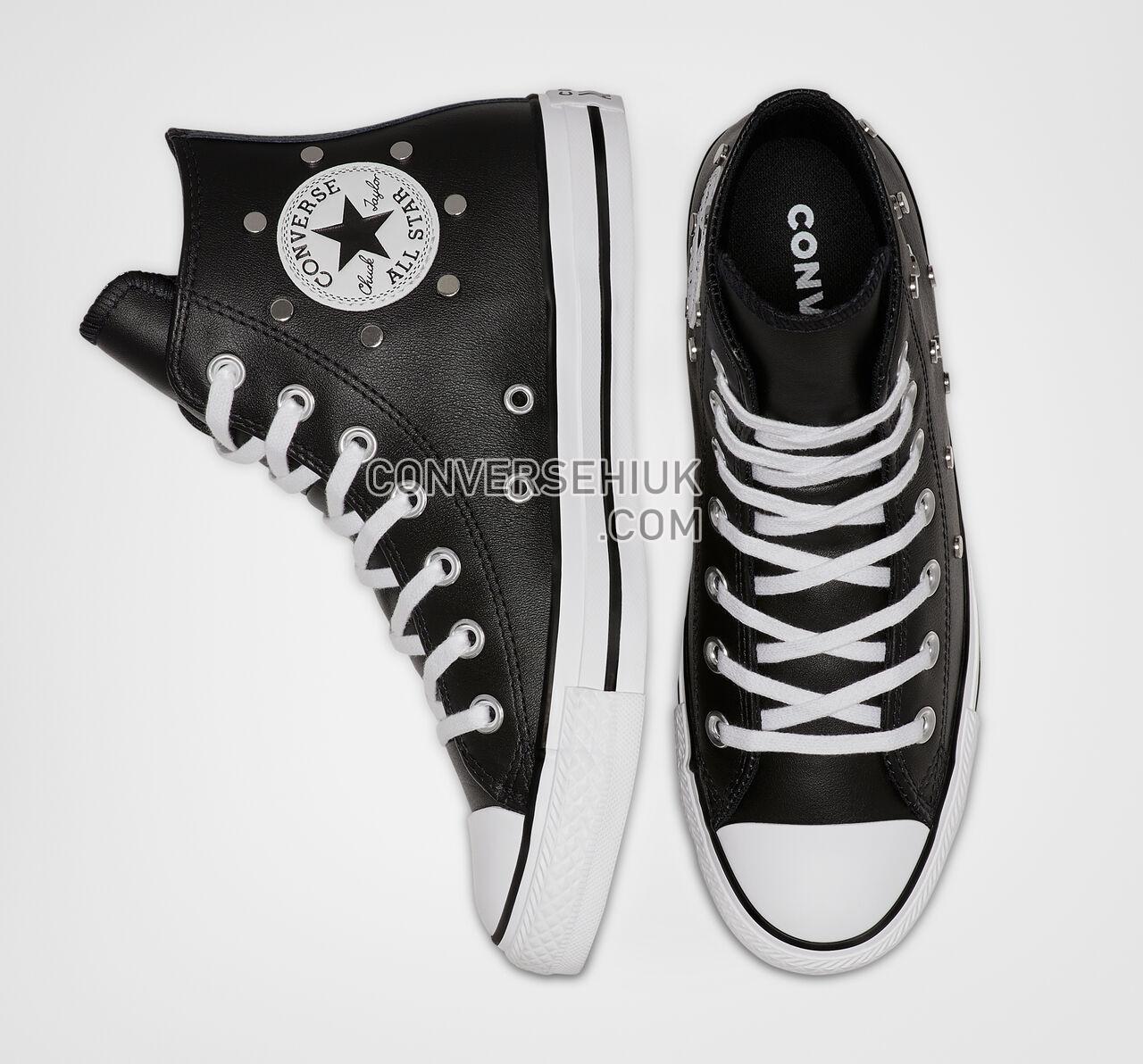 Converse Chuck Taylor All Star Studs High Top Black/White/Black 565849C Shoes