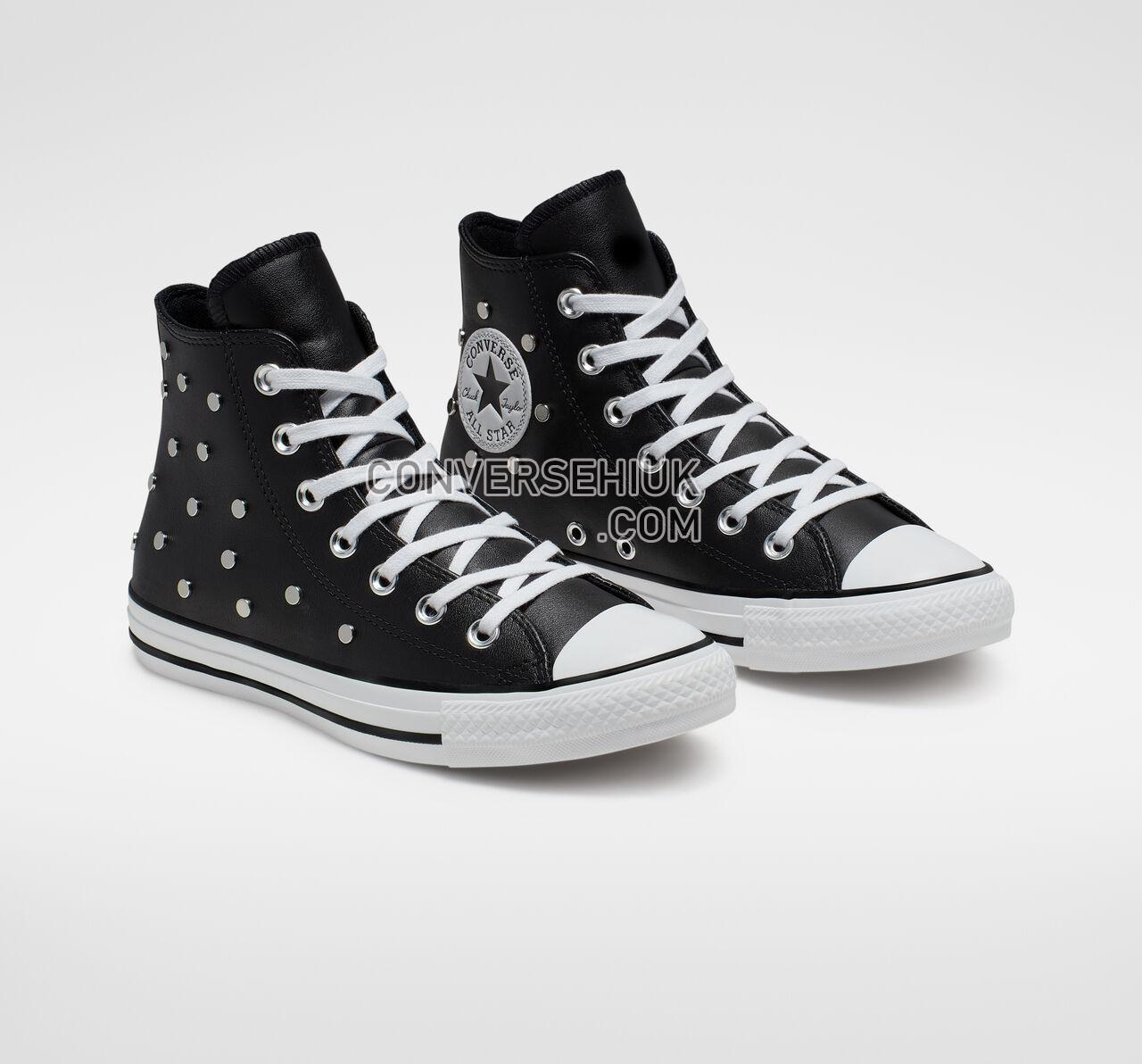 Converse Chuck Taylor All Star Studs High Top Black/White/Black 565849C Shoes