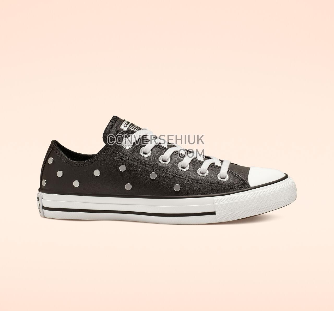 Converse Chuck Taylor All Star Studs Low Top Black/Pure Silver/White 565851C Shoes