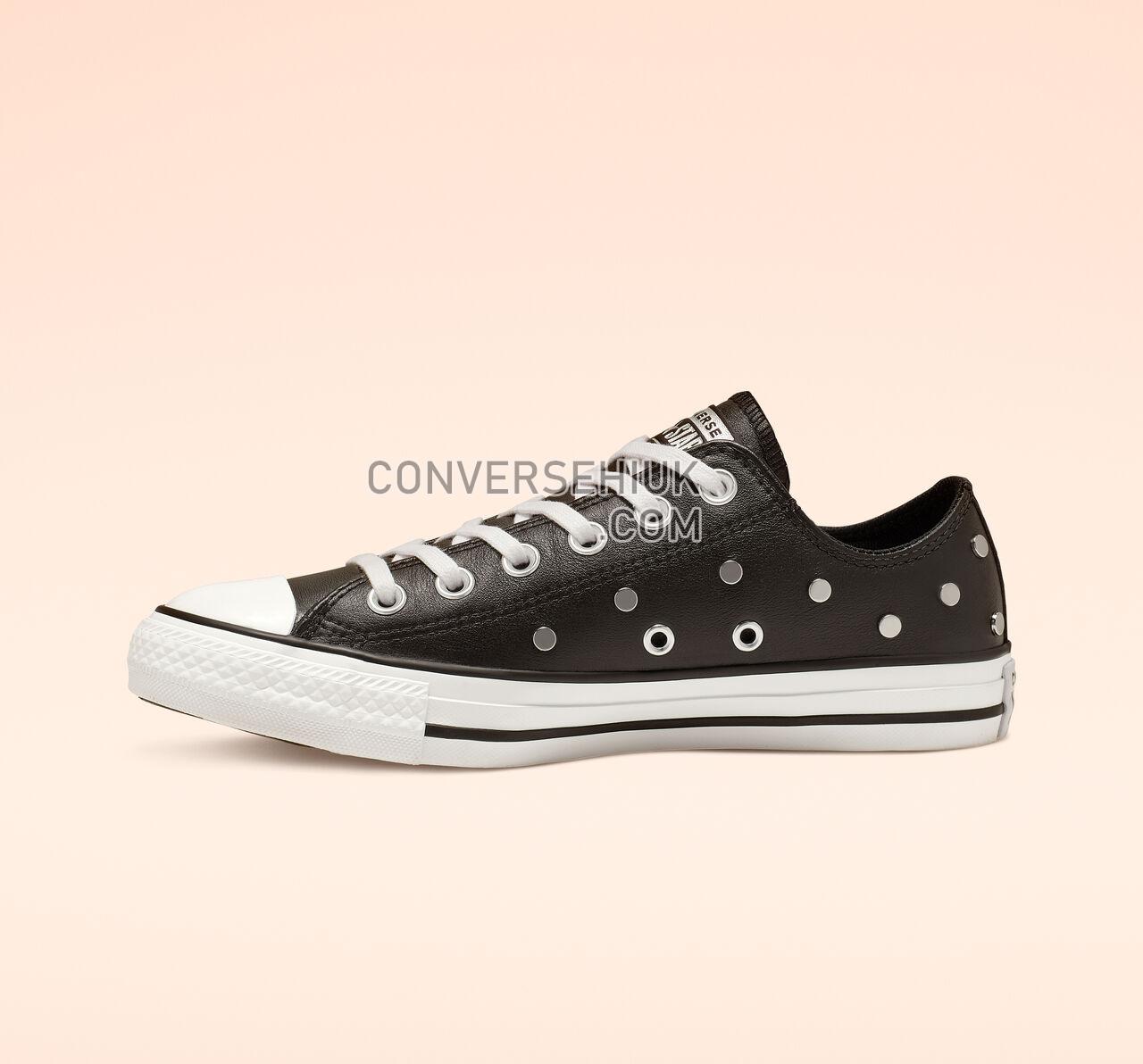 Converse Chuck Taylor All Star Studs Low Top Black/Pure Silver/White 565851C Shoes