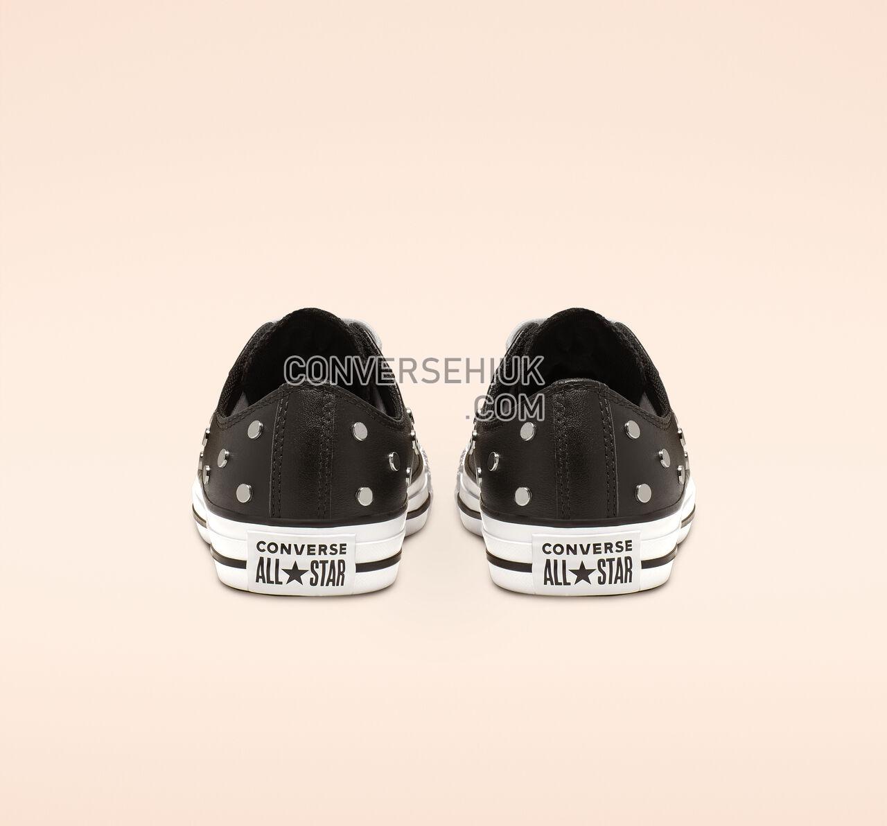 Converse Chuck Taylor All Star Studs Low Top Black/Pure Silver/White 565851C Shoes