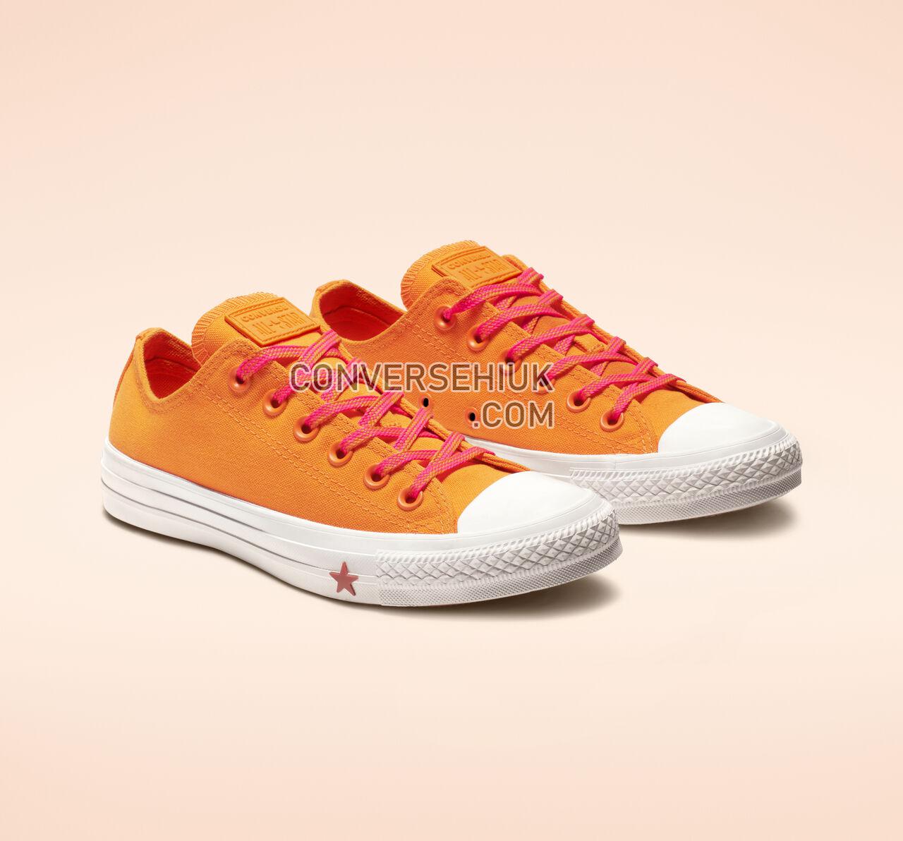 Converse Chuck Taylor All Star Glow Up Low Top Orange Rind/Racer Pink/White 564115C Shoes