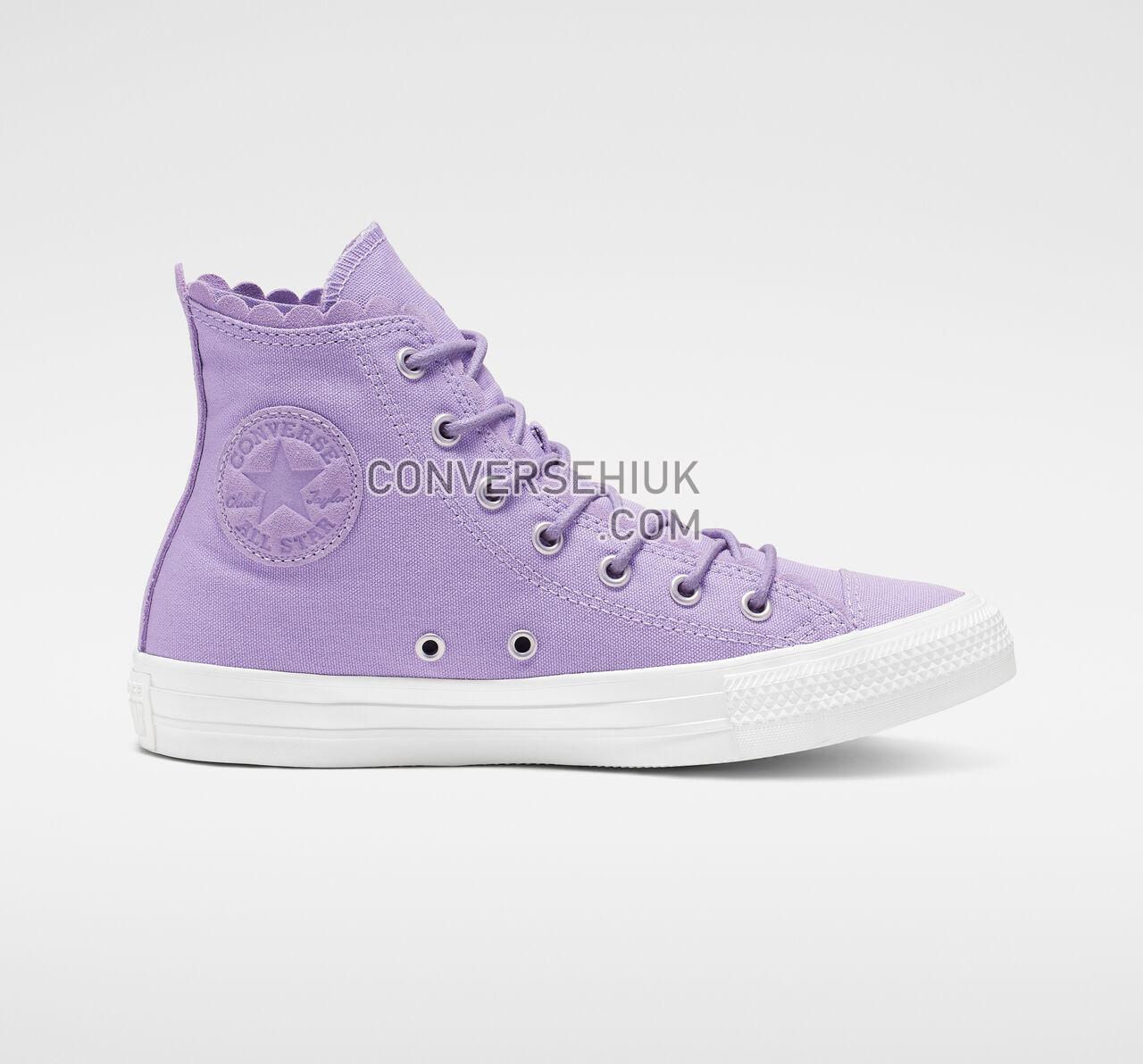 Converse Chuck Taylor All Star Frilly Thrills High Top Washed Lilac/Washed Lilac 564118C Shoes