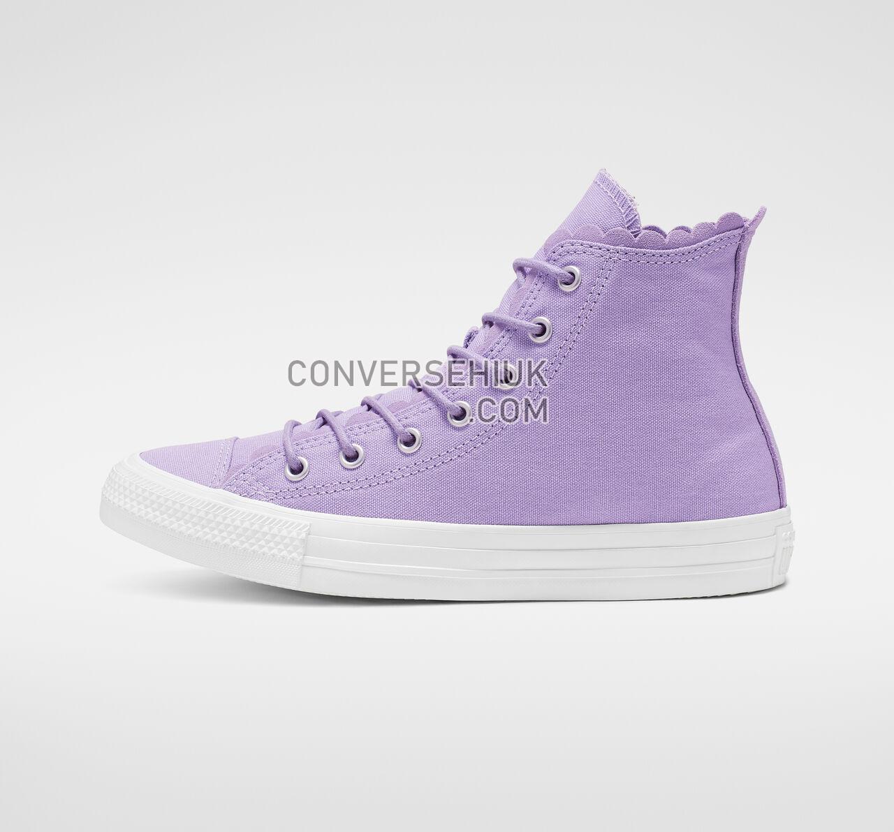 Converse Chuck Taylor All Star Frilly Thrills High Top Washed Lilac/Washed Lilac 564118C Shoes