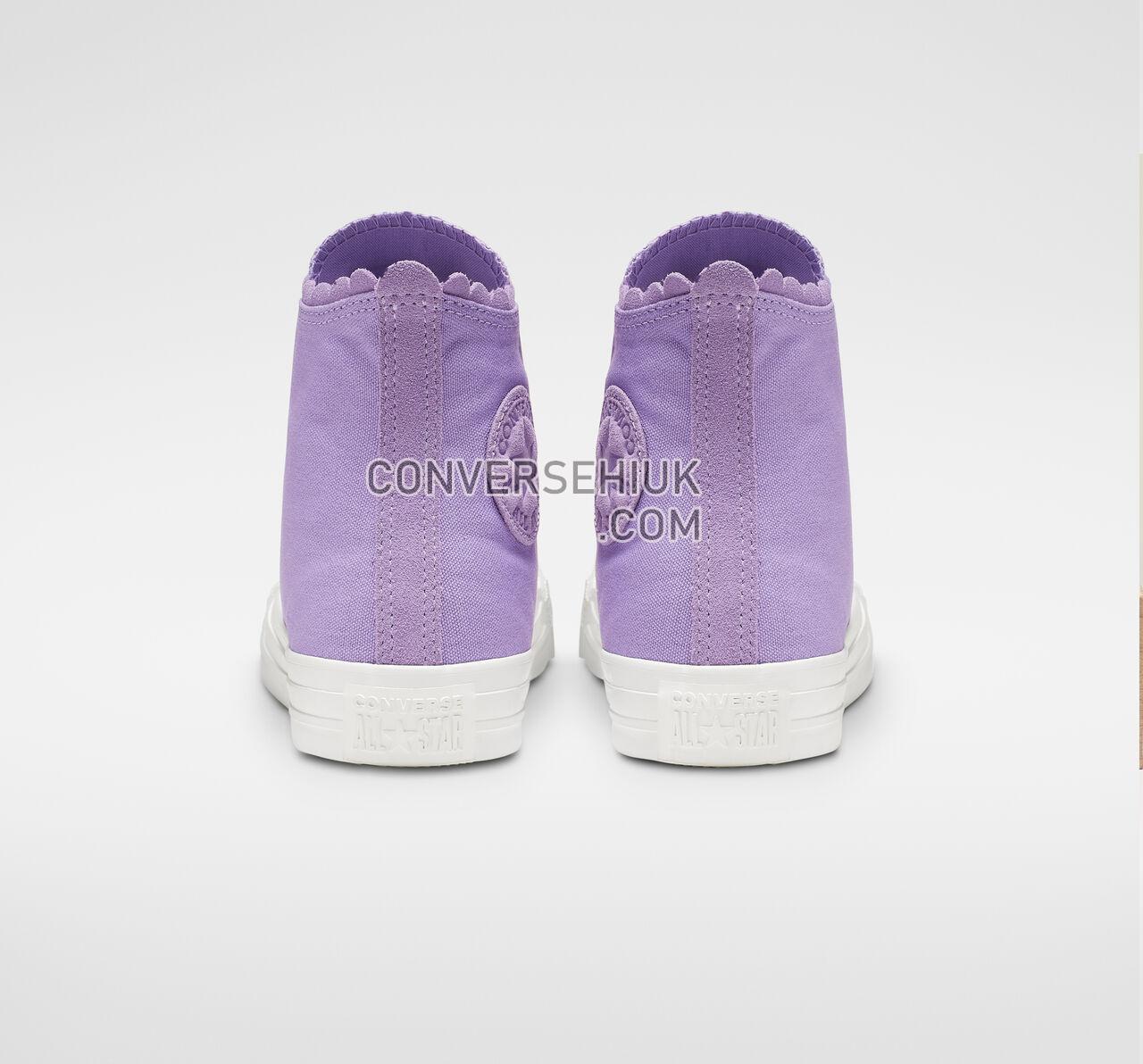 Converse Chuck Taylor All Star Frilly Thrills High Top Washed Lilac/Washed Lilac 564118C Shoes