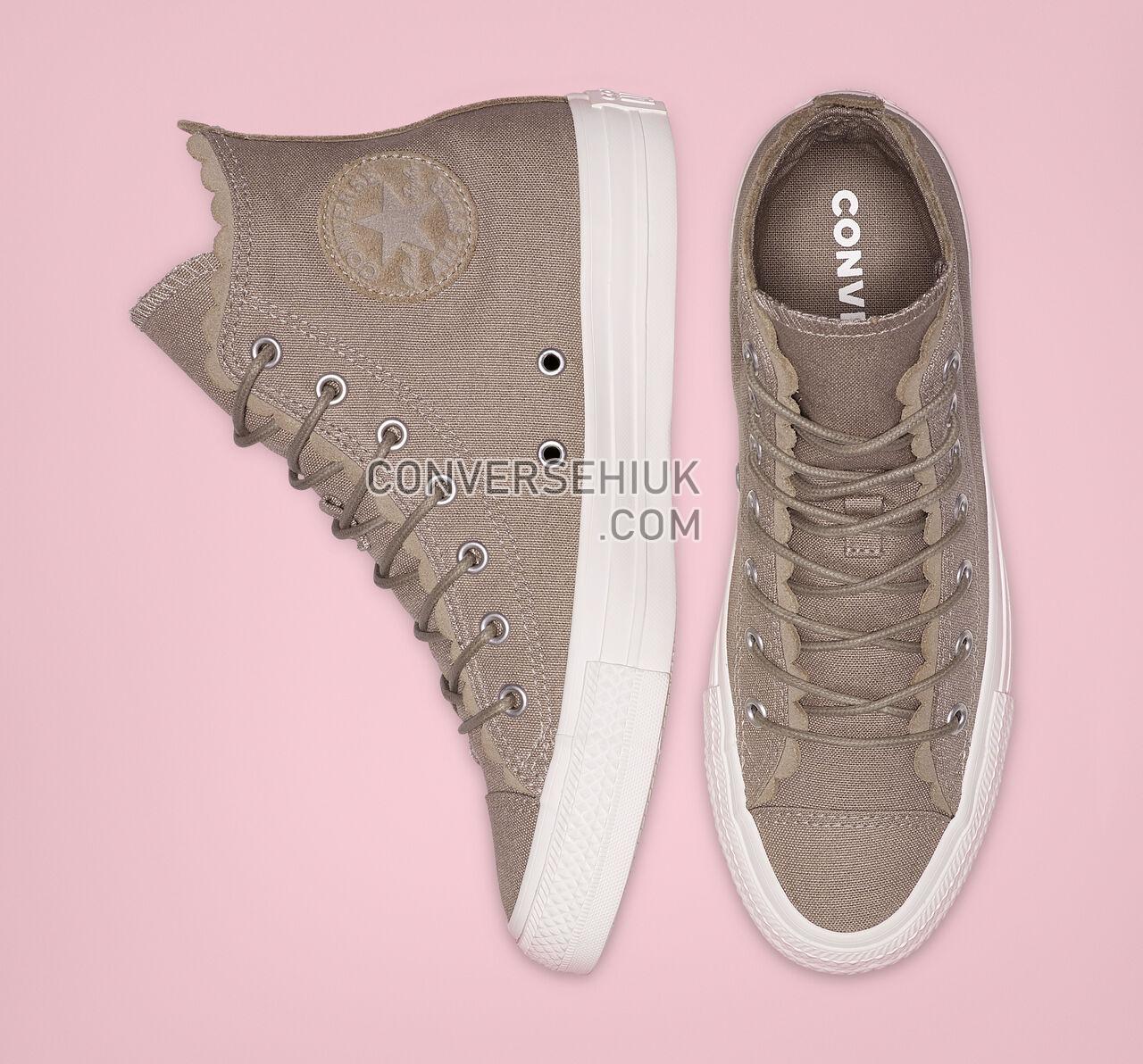 Converse Chuck Taylor All Star Frilly Thrills High Top Sepia Stone/Sepia Stone/Egret 564119C Shoes